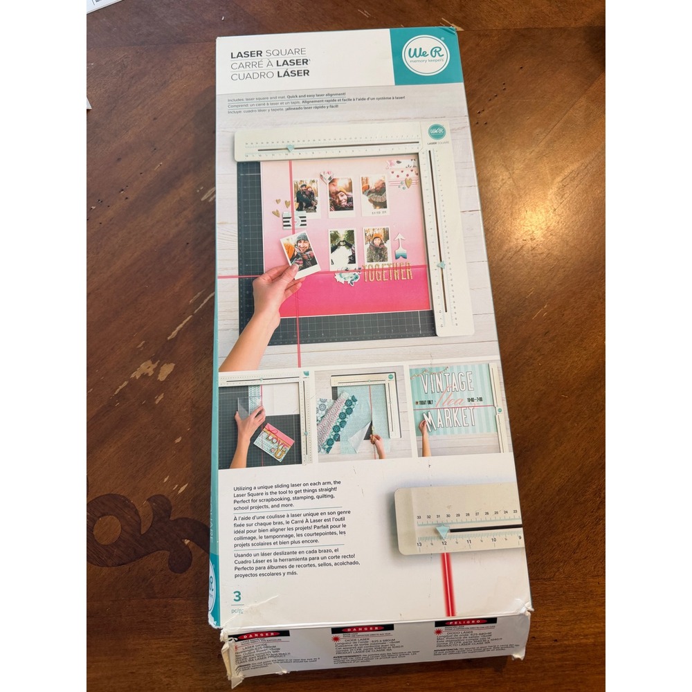 We R Memory Keepers Laser Square & Mat American Crafts 662837 Scrapbook Tool